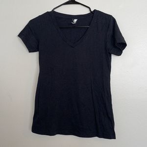 Small Black V Neck